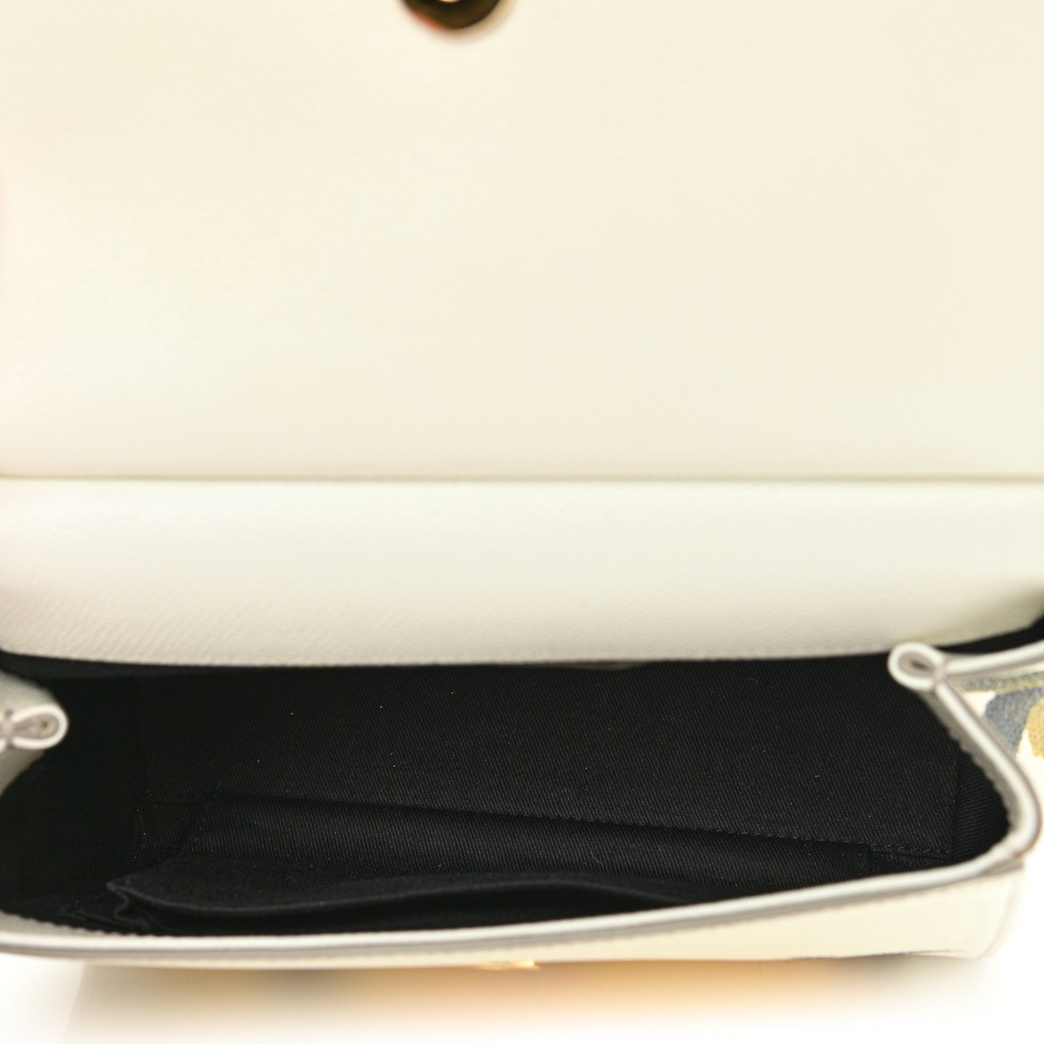 Dolce & Gabbana Dauphine Lemon Print Mini Miss Sicily Satchel White 5 of 10