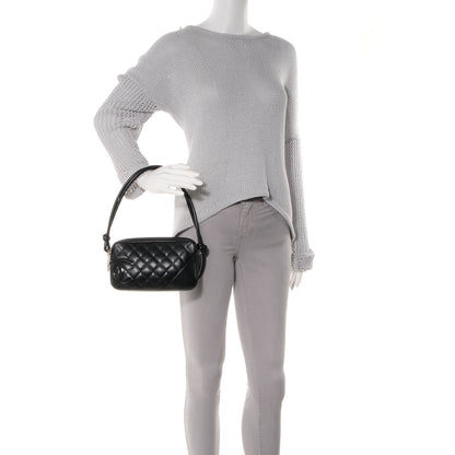 Chanel Calfskin Quilted Cambon Pochette Black 2 of 8