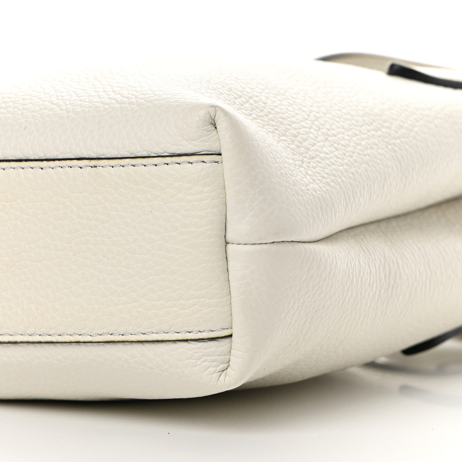 Salvatore Ferragamo Tumbled Calfskin Gancini Mini Bag White 9 of 13