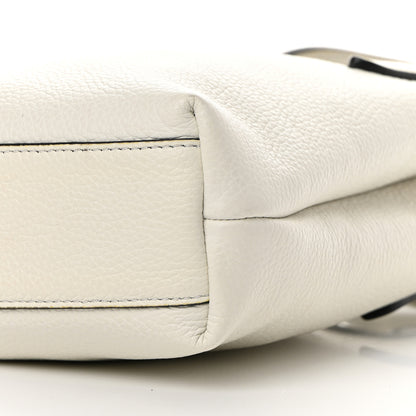 Salvatore Ferragamo Tumbled Calfskin Gancini Mini Bag White 9 of 13