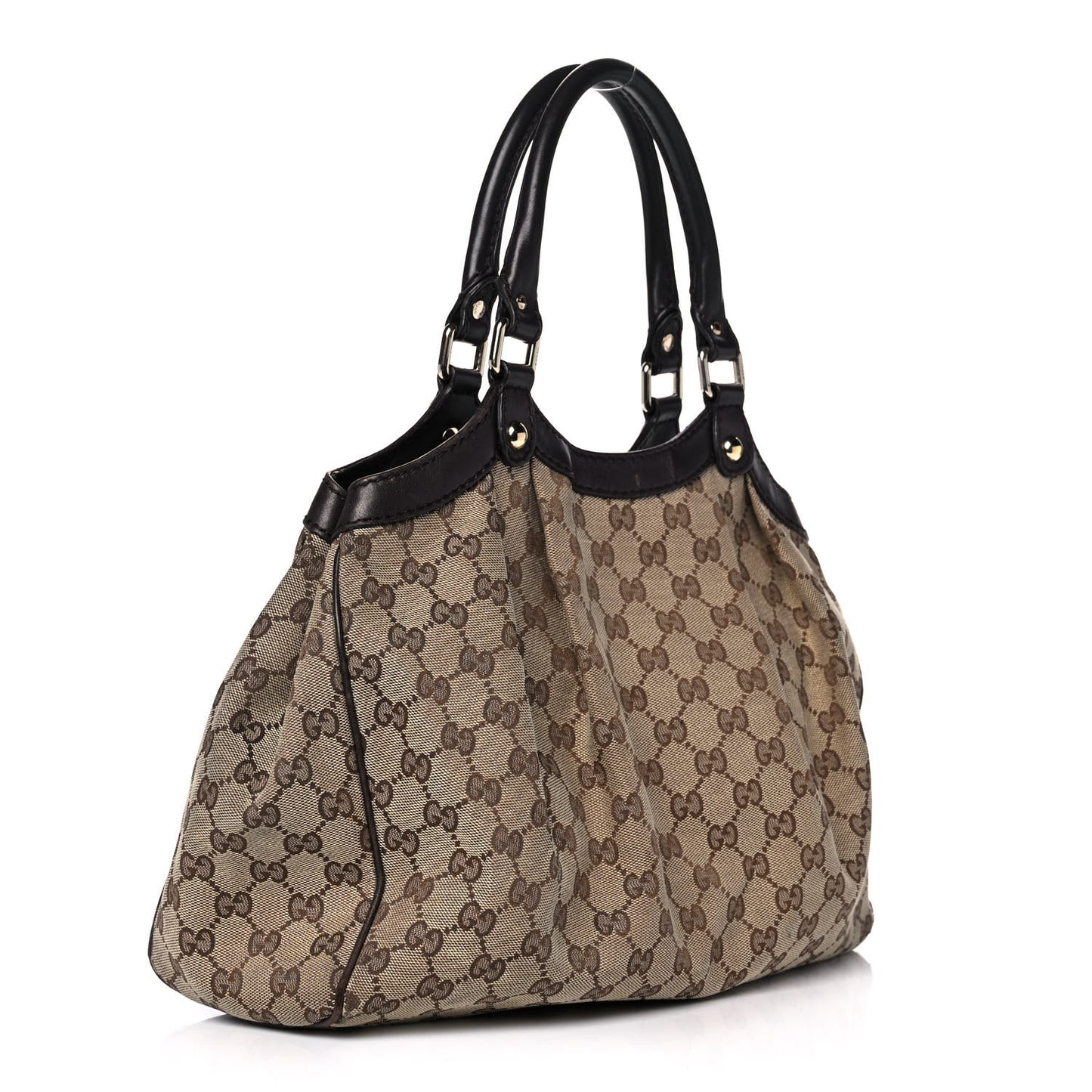 Monogram Medium Sukey Tote Dark Brown