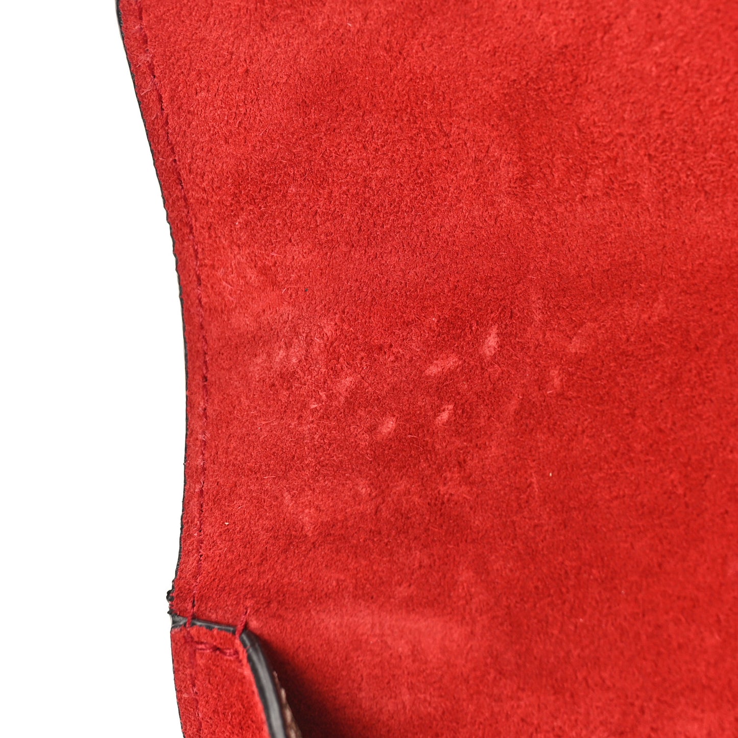 GG Supreme Monogram Suede Mini Dionysus Shoulder Bag Beige Ebony Vulcanic Red