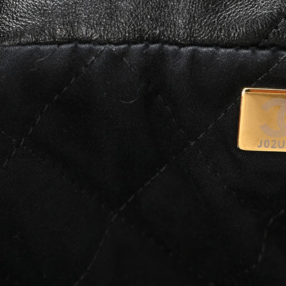 Chanel Shiny Calfskin Quilted Chanel 22 Black 8 of 11