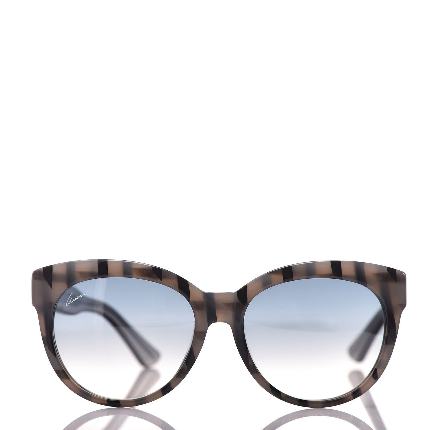 Gucci Cat Eye GG3757/F/S Sunglasses Gray Black 2 of 8