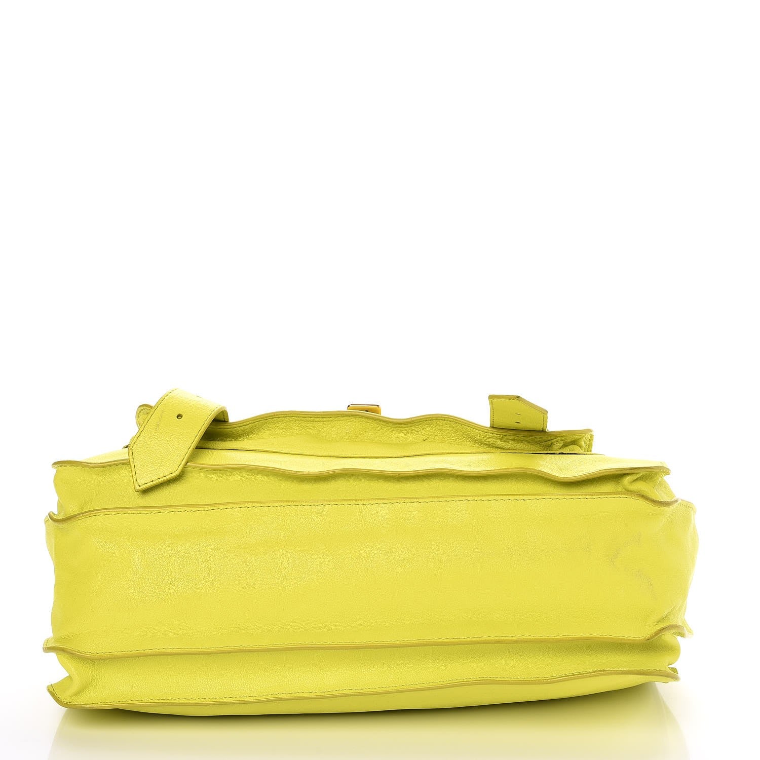 Proenza Schouler Lambskin Medium PS1 Satchel Citron 10 of 10
