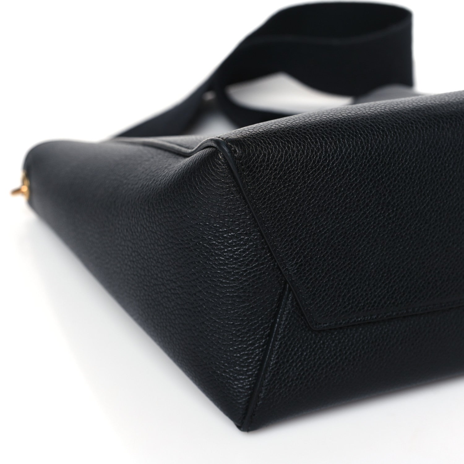 Celine Soft Grained Calfskin Small Sangle Bucket Bag Black 7 of 8