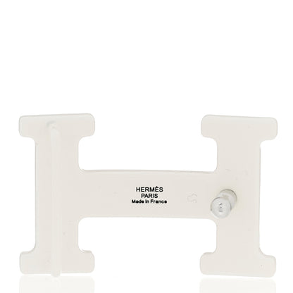 Hermes Enamel 24mm Mini H Belt Buckle Nata 3 of 3