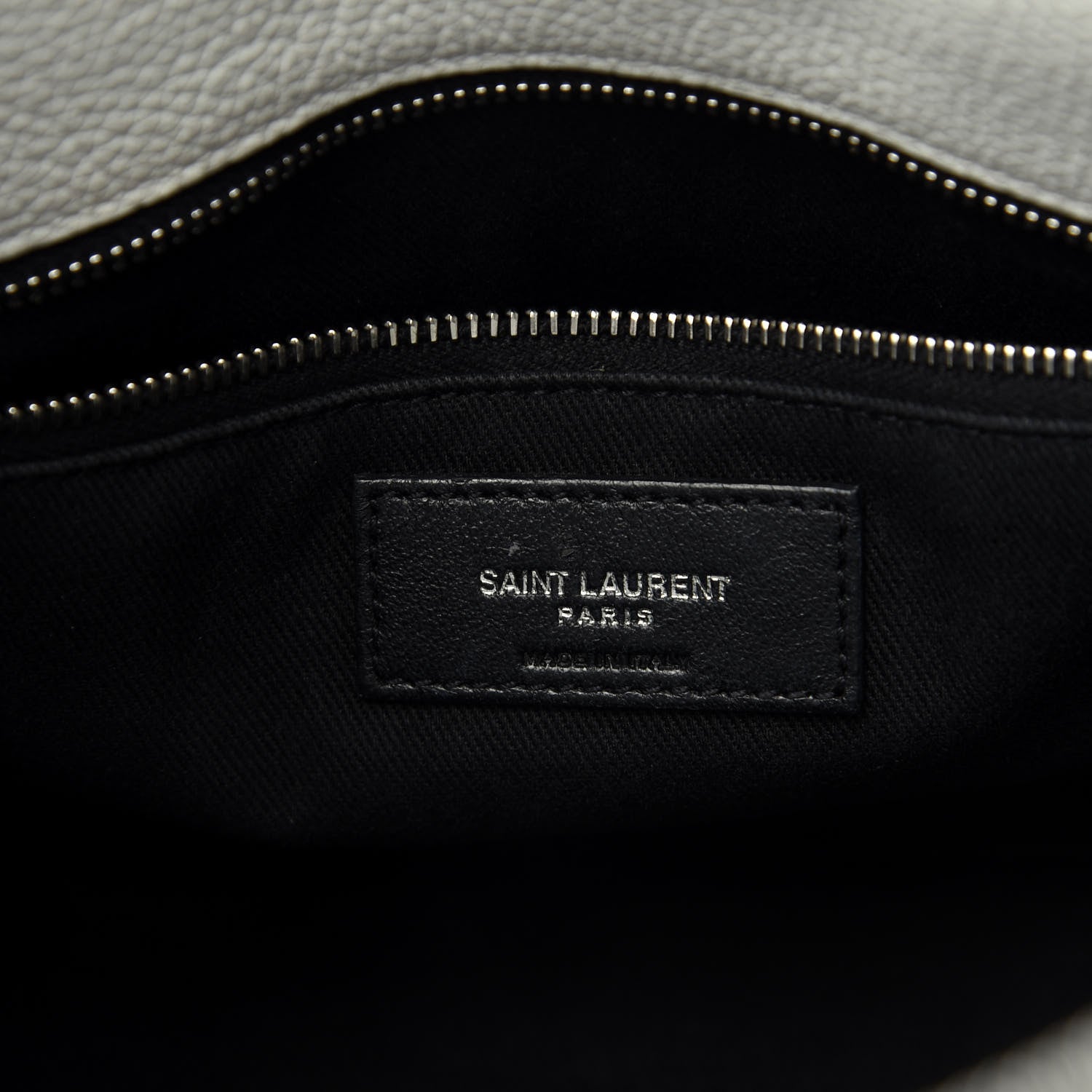 Saint Laurent Grained Calfskin Baby Supple Sac De Jour White 9 of 22