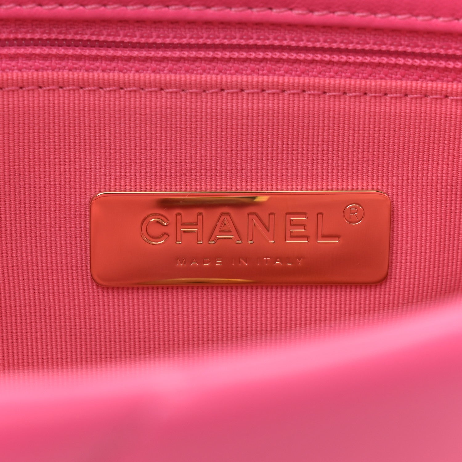 Chanel Lambskin Quilted Medium Chanel 19 Flap Dark Pink 6 of 11