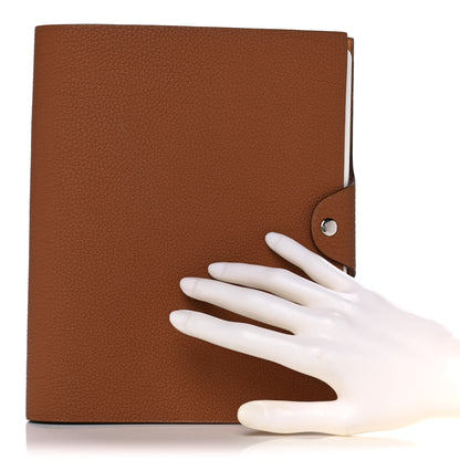 Hermes Togo Ulysse MM Notebook Cover Gold 2 of 13