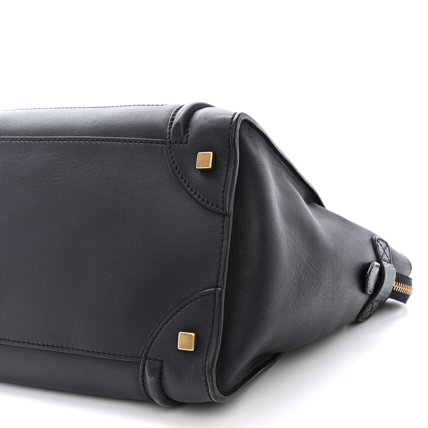 Celine Smooth Calfskin Mini Luggage Navy Blue 10 of 13