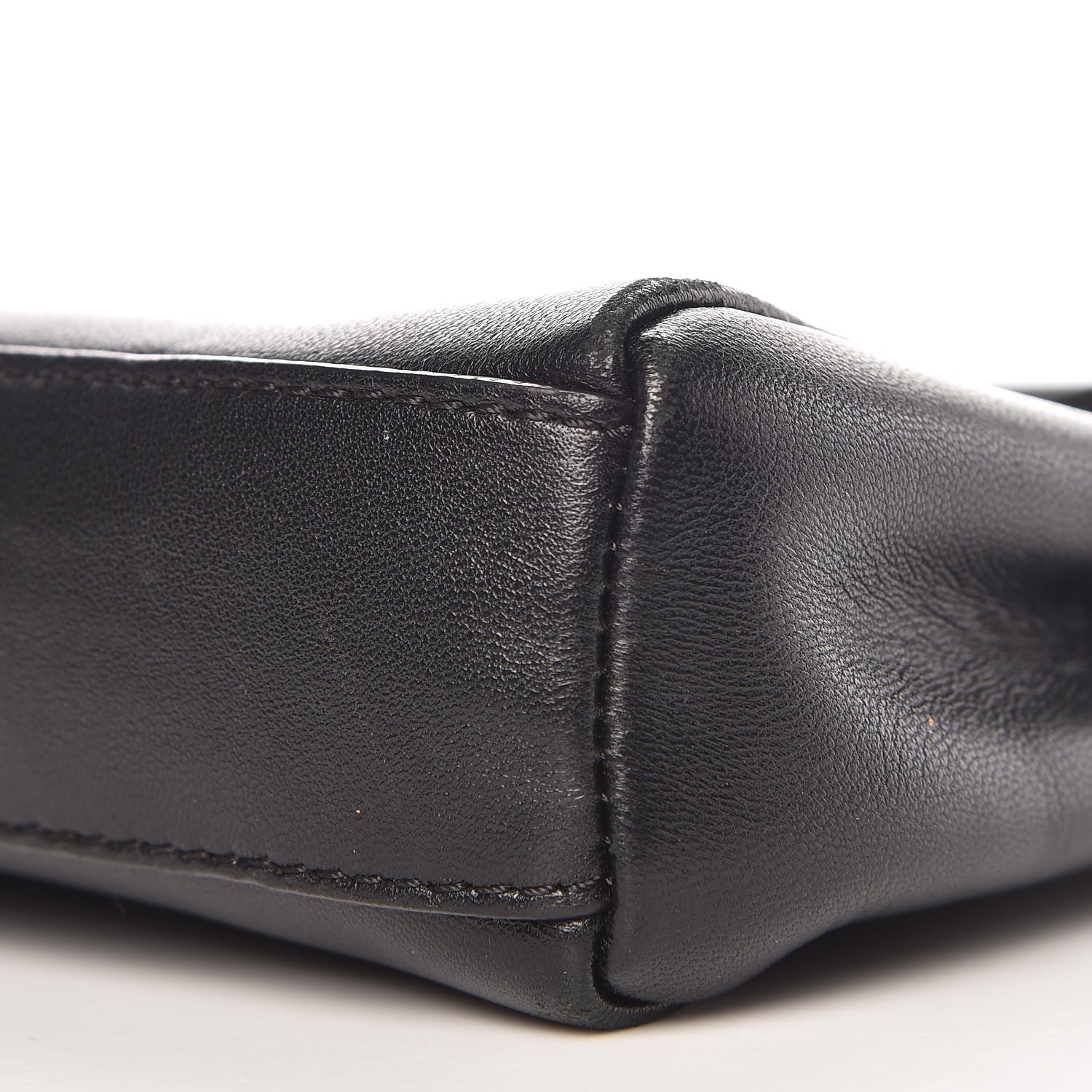Fendi Nappa Micro Peekaboo Iconic Satchel Black 10 of 10