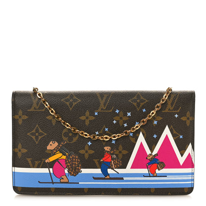 Louis Vuitton Monogram 2018 Christmas Animation Pochette Weekend 1 of 9