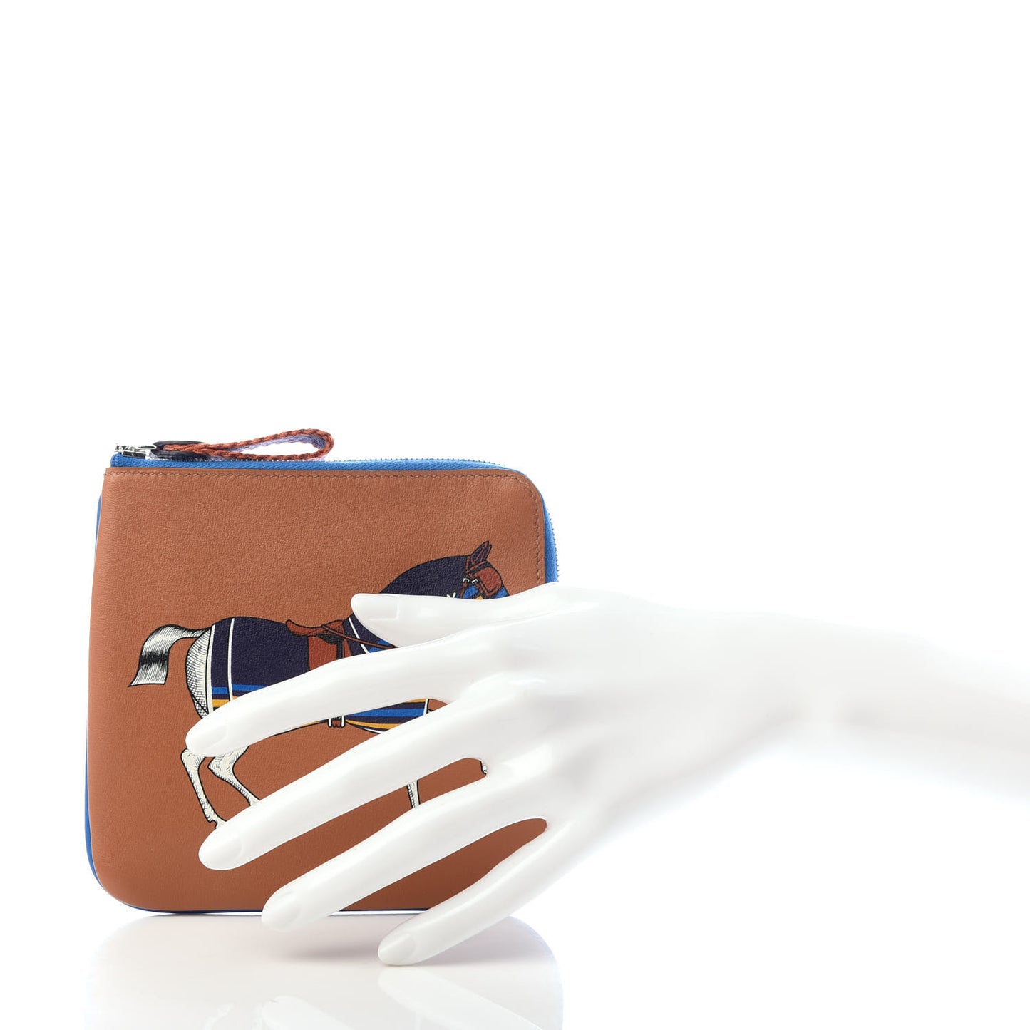 Swift Couverture Nouvelle Carre Pocket Pouch Gold Bleu Encre