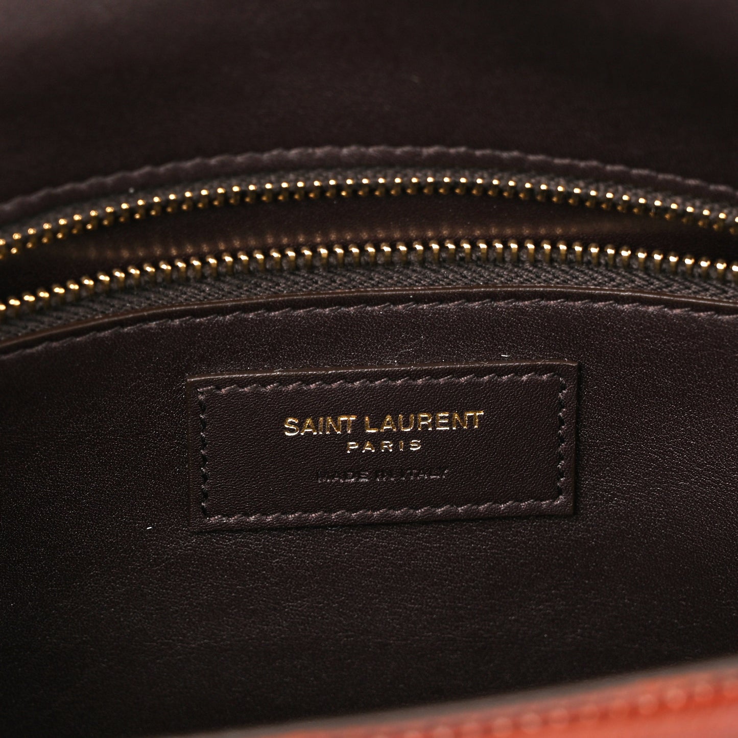 Lizard Degrade Carre Satchel Brown Red