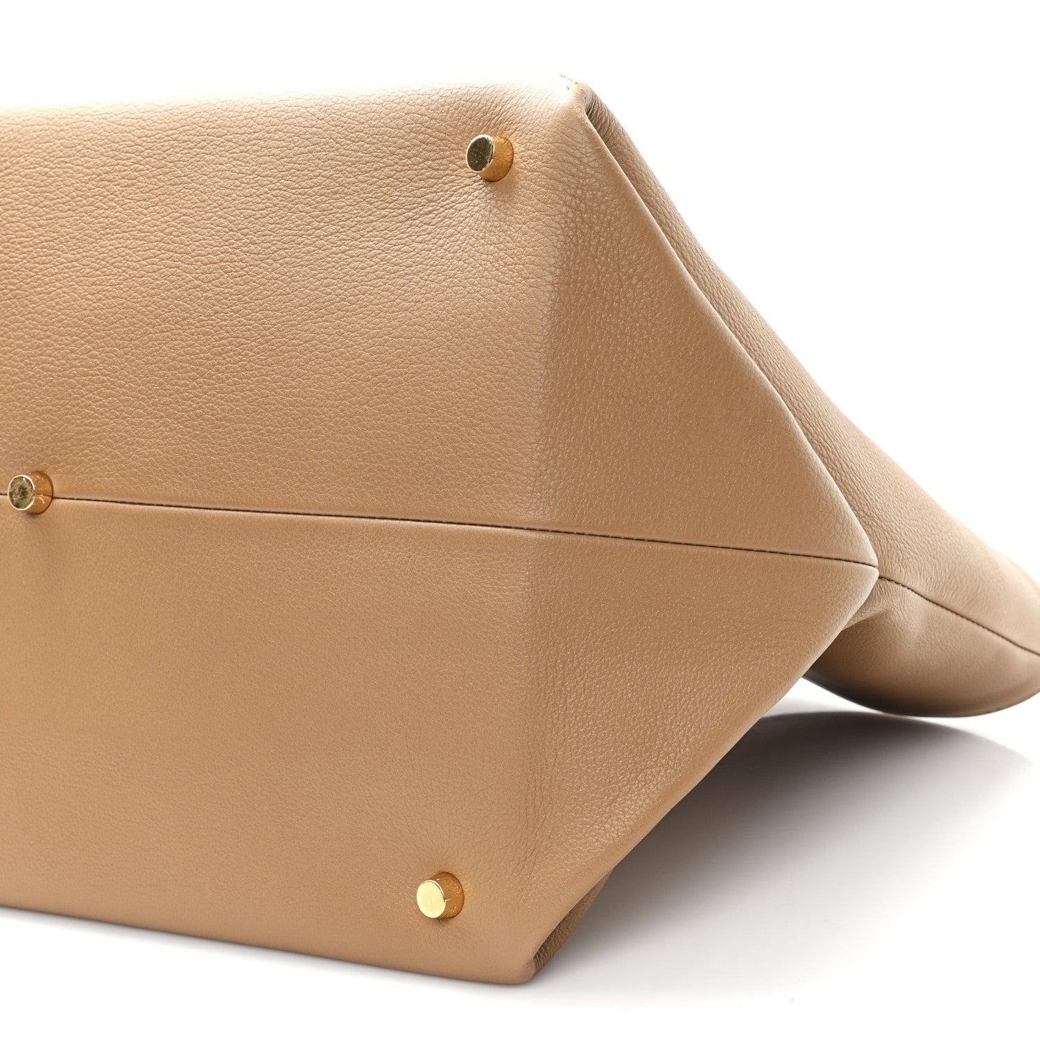 Khaite Pebbled Calfskin Medium Amelia Tote Nougat 10 of 10