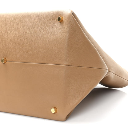 Khaite Pebbled Calfskin Medium Amelia Tote Nougat 10 of 10