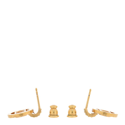Christian Dior Crystal Clair D Lune Drop Earrings Gold 3 of 4