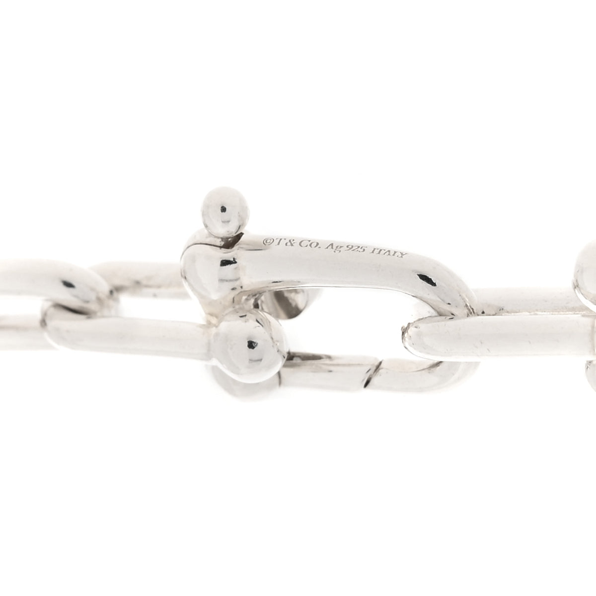 Sterling Silver HardWear Graduated Link Necklace