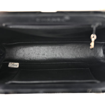 Chanel Patent Quilted Kisslock Frame Bag Black 5 of 12