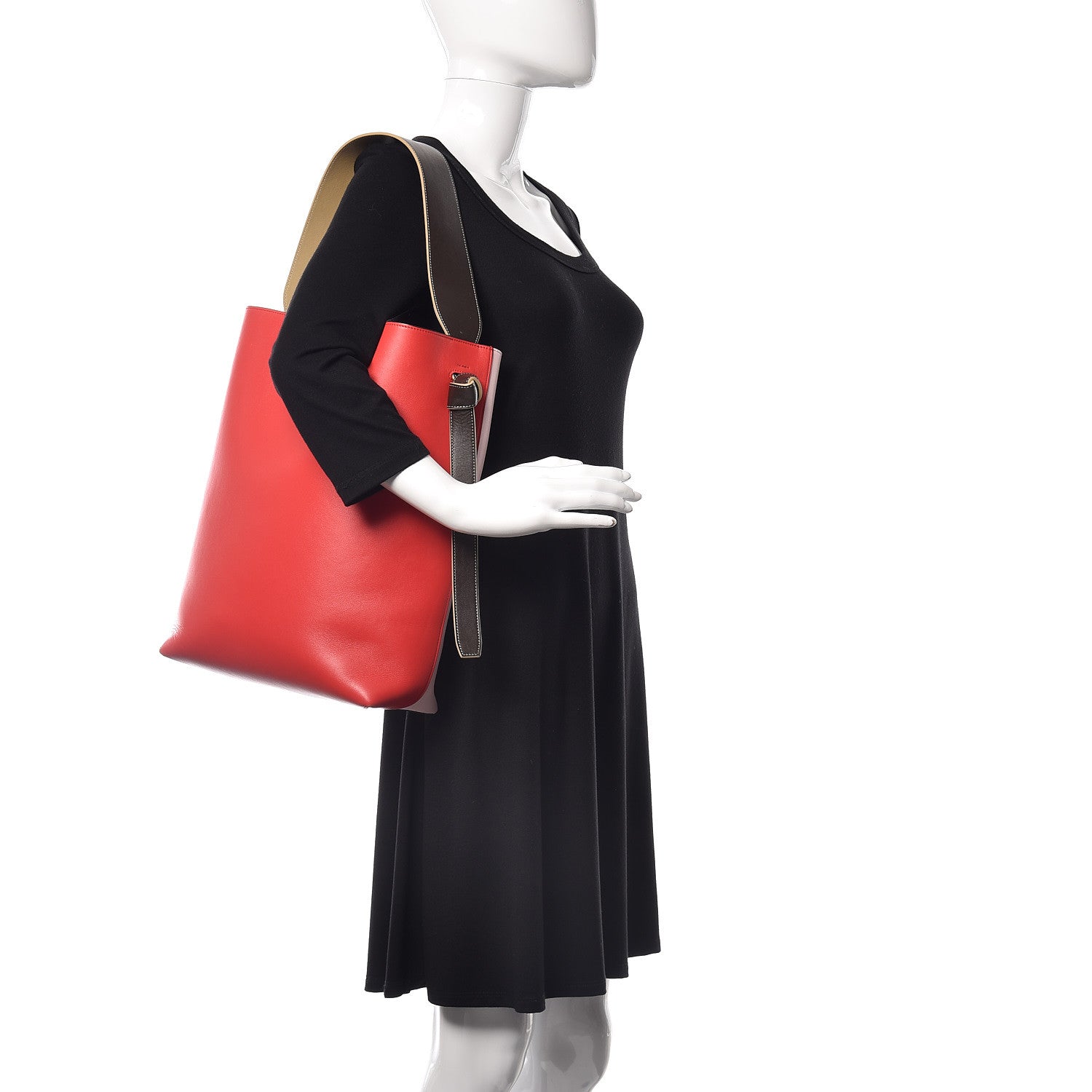 Celine Shiny Smooth Calfskin Small Twisted Cabas Chili Pale Pink 2 of 14