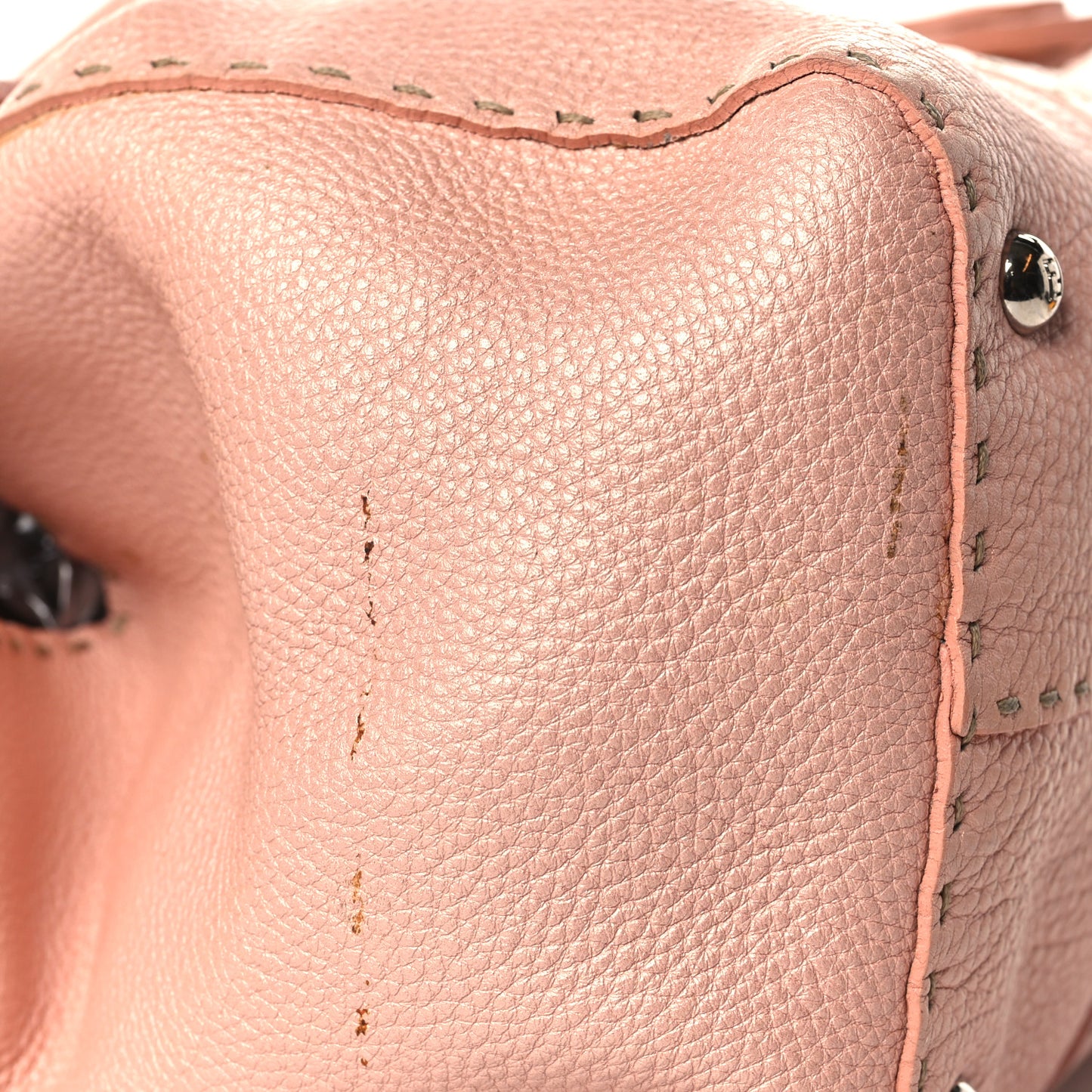 Cuoio Romano Selleria Shoulder Bag Cipria
