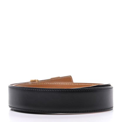 Hermes Box Epsom 32mm H Belt 65 Black Gold 2 of 6