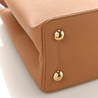 Louis Vuitton Taurillon Capucines MM Arizona Cognac 6 of 7