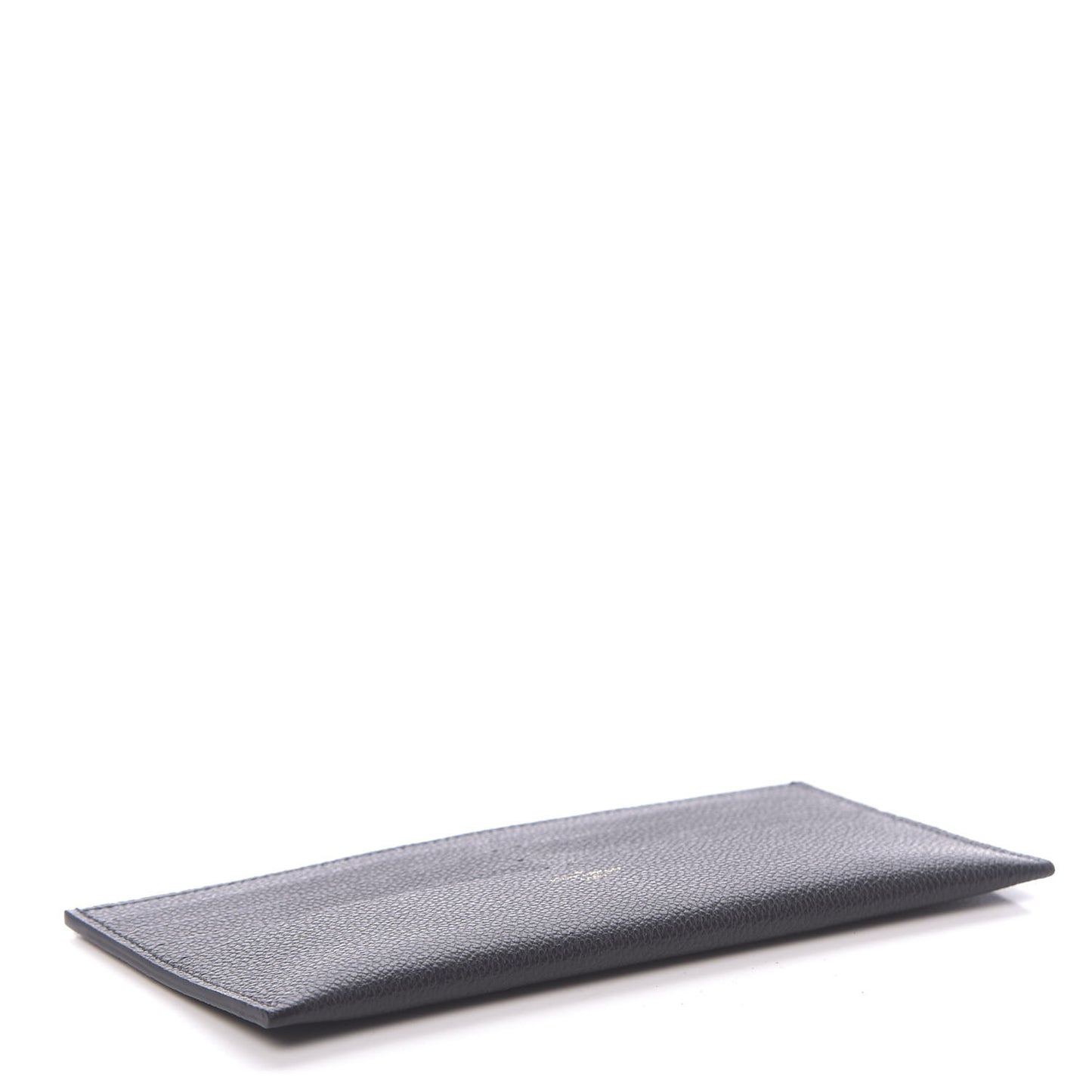 Calfskin Felicie Chain Wallet Card Holder Insert Black