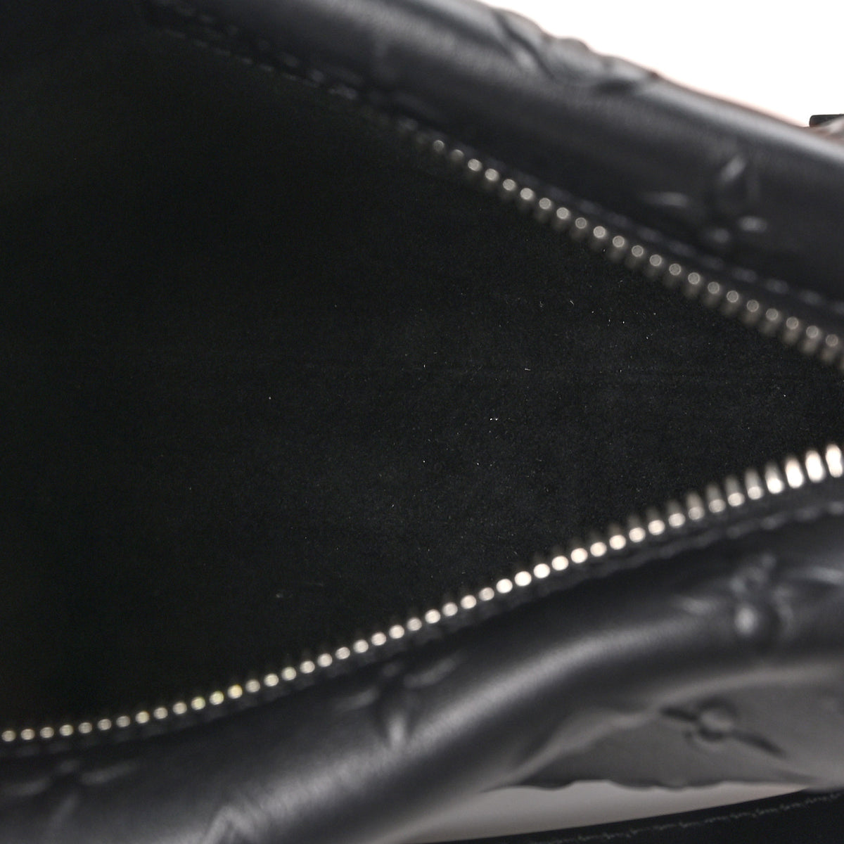 Louis Vuitton Calfskin Debossed Monogram Side Trunk Black 5 of 10