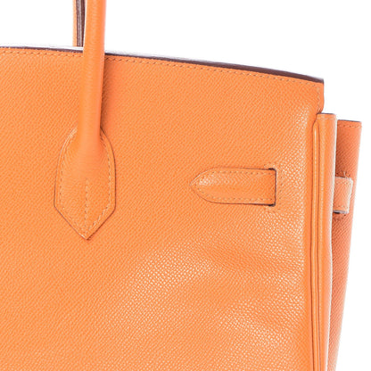 Hermes Epsom Birkin 35 Orange 8 of 49