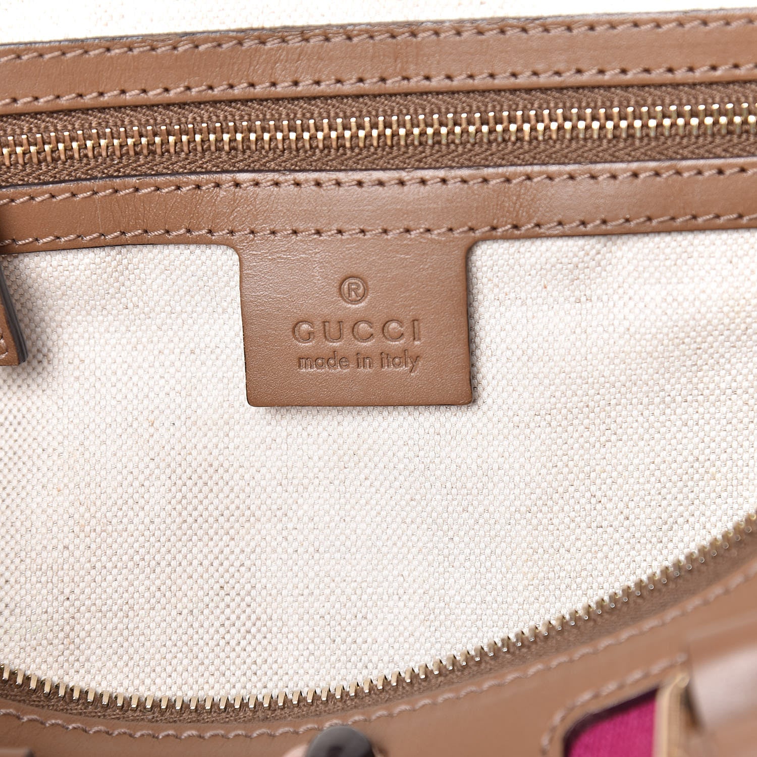Gucci Monogram Vintage Web Medium Boston Maple Brown 6 of 18