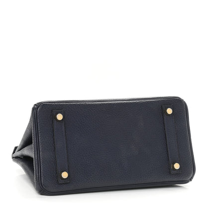 Hermes Togo Birkin 25 Bleu Nuit 4 of 13