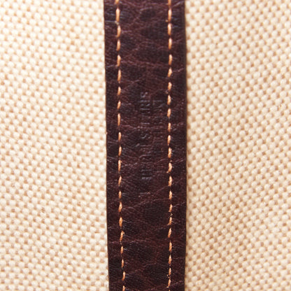 Hermes Toile Buffle Gala Garden Party Tote 36 MM Marron Fonce 8 of 9