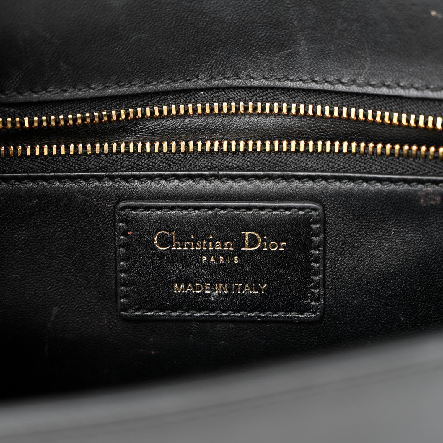 Christian Dior Smooth Calfskin 30 Montaigne Flap Bag Black 6 of 17