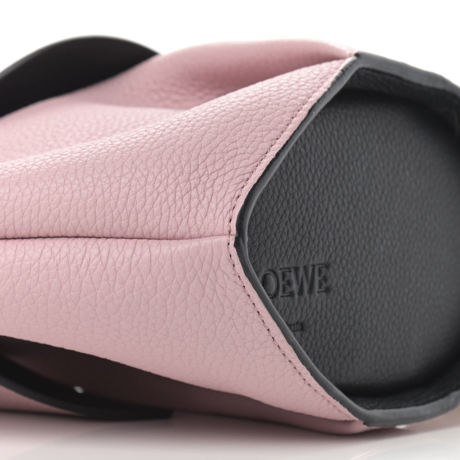 Loewe Calfskin Shearling Mini Bunny Crossbody Bag Pink 9 of 11