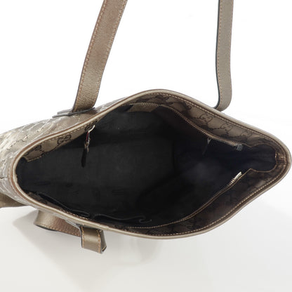 Gucci Imprime Monogram Small Tote Green 5 of 7