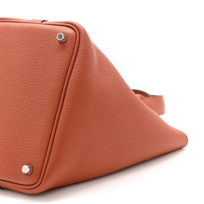 Hermes Taurillon Clemence Picotin Lock 18 PM Cuivre 9 of 10