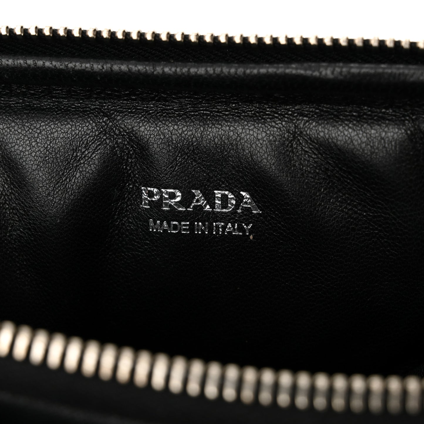 Nappa Soft Padded Mini Triangle Crossbody Pouch Black
