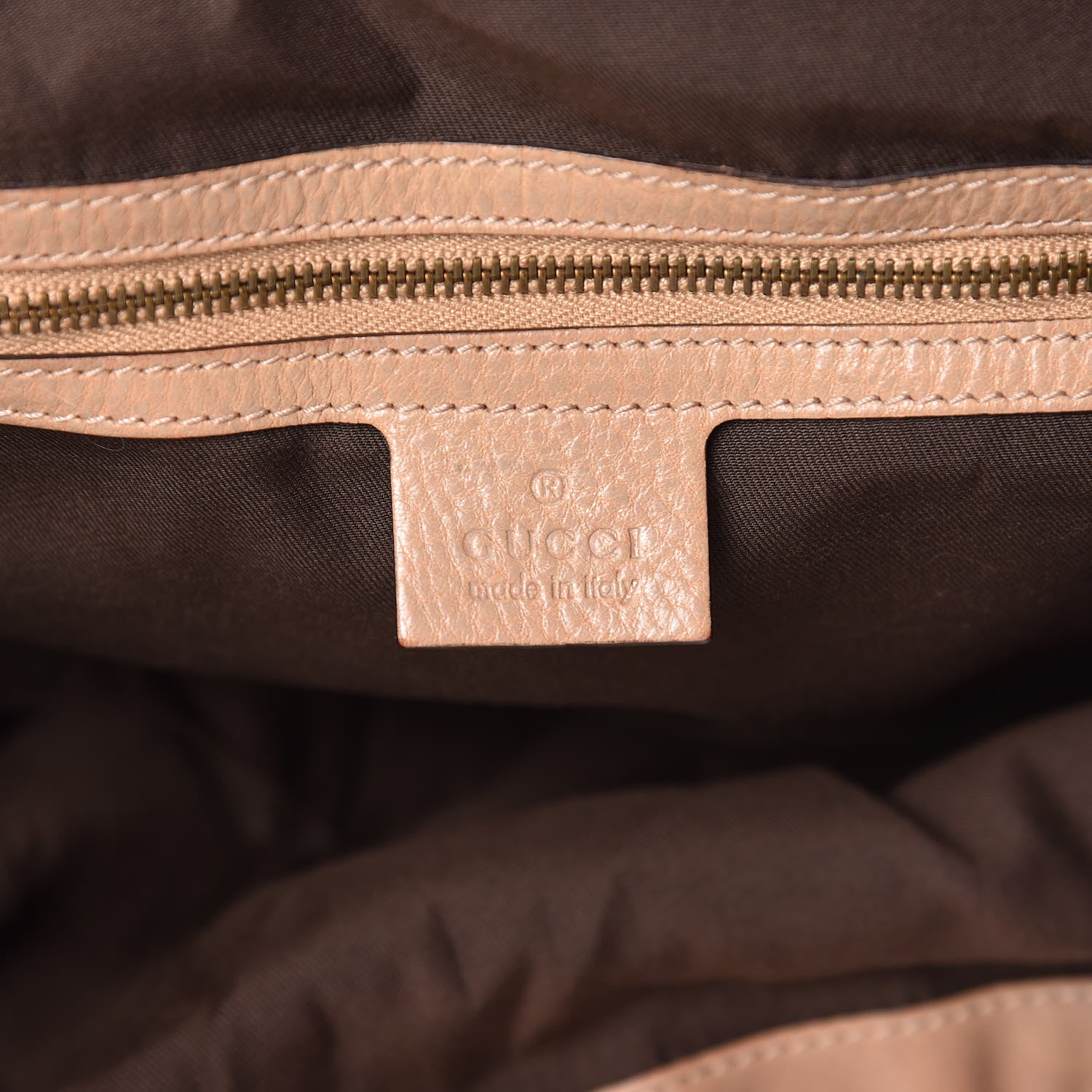 Gucci Monogram Large Jockey Hobo Beige 6 of 19