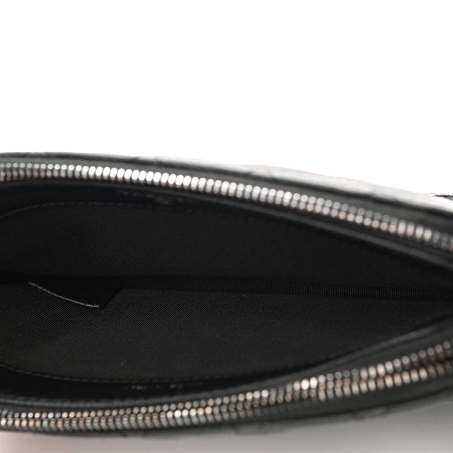 Chanel Patent Goatskin Quilted Small Gabrielle Clutch With Chain Black 5 of 15