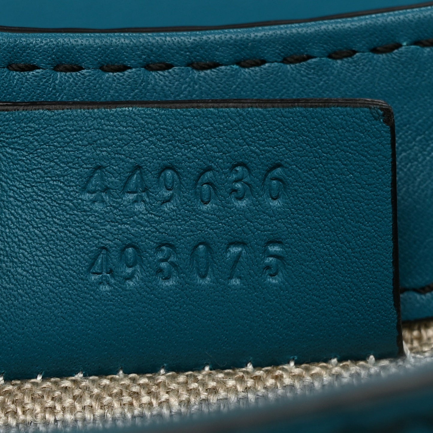 Microguccissima Mini Emily Shoulder Bag Deep Cobalt