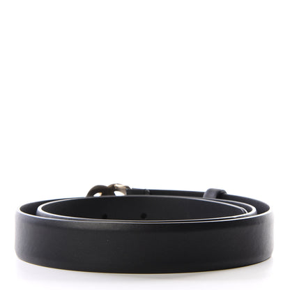 Chanel Calfskin CC Turn Lock Belt 85 34 Black 2 of 7
