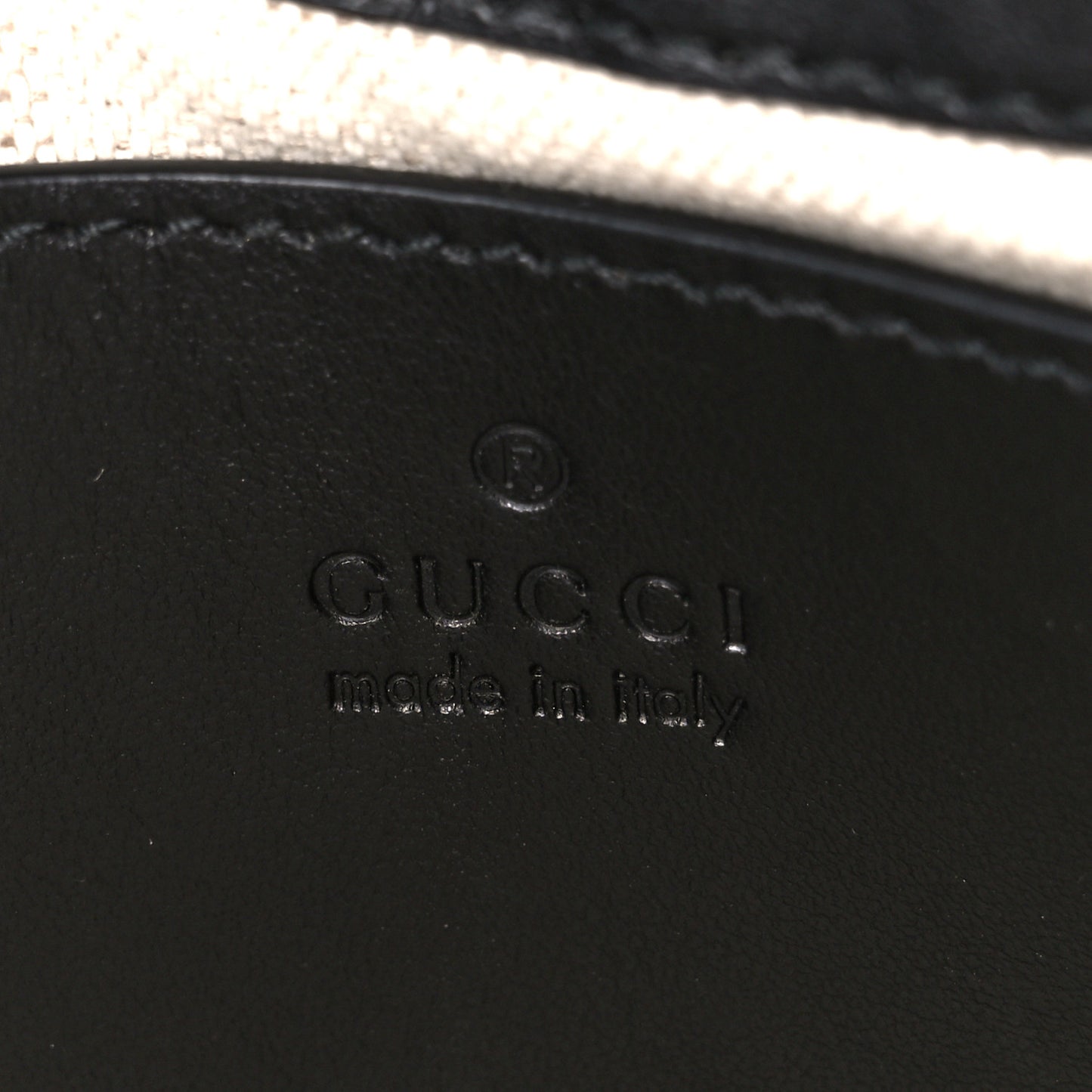 Calfskin GG Matelasse Chain Handbag Black Natural