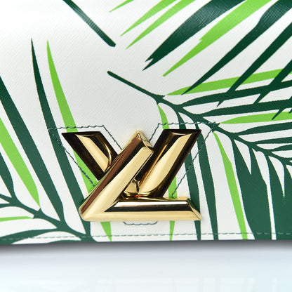 Louis Vuitton Monogram Palm Twist Chain Wallet Vert White 9 of 10