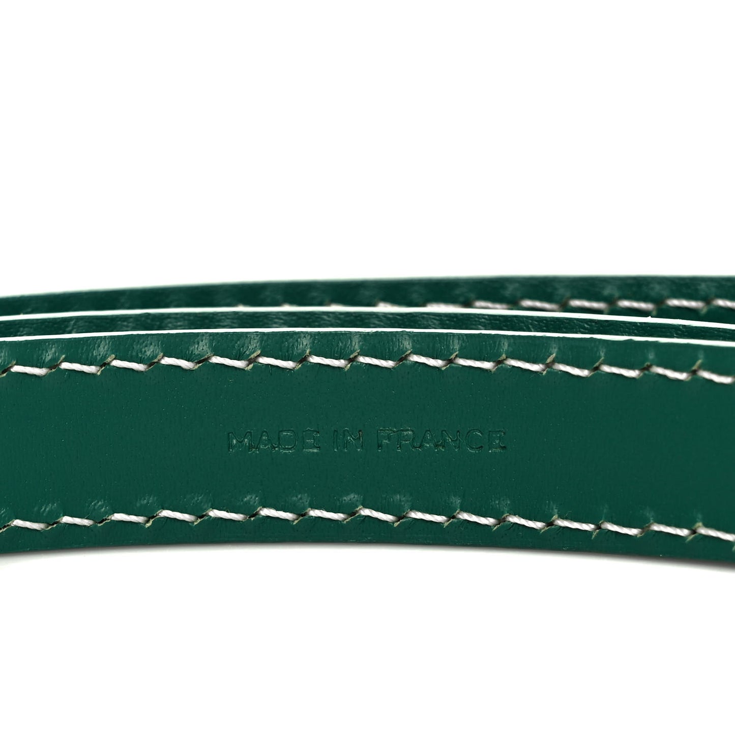 Calfskin Adjustable Shoulder Strap Green