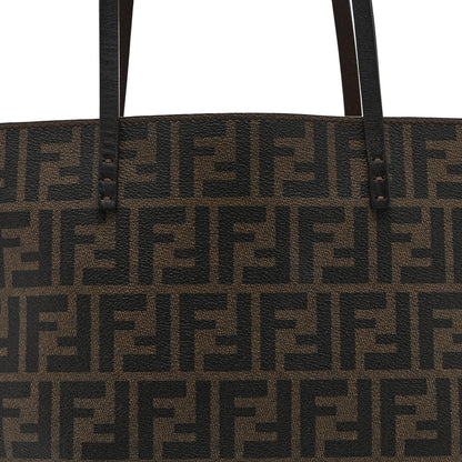 Fendi Zucca Spalmati Small Roll Tote Tobacco Moro 8 of 10
