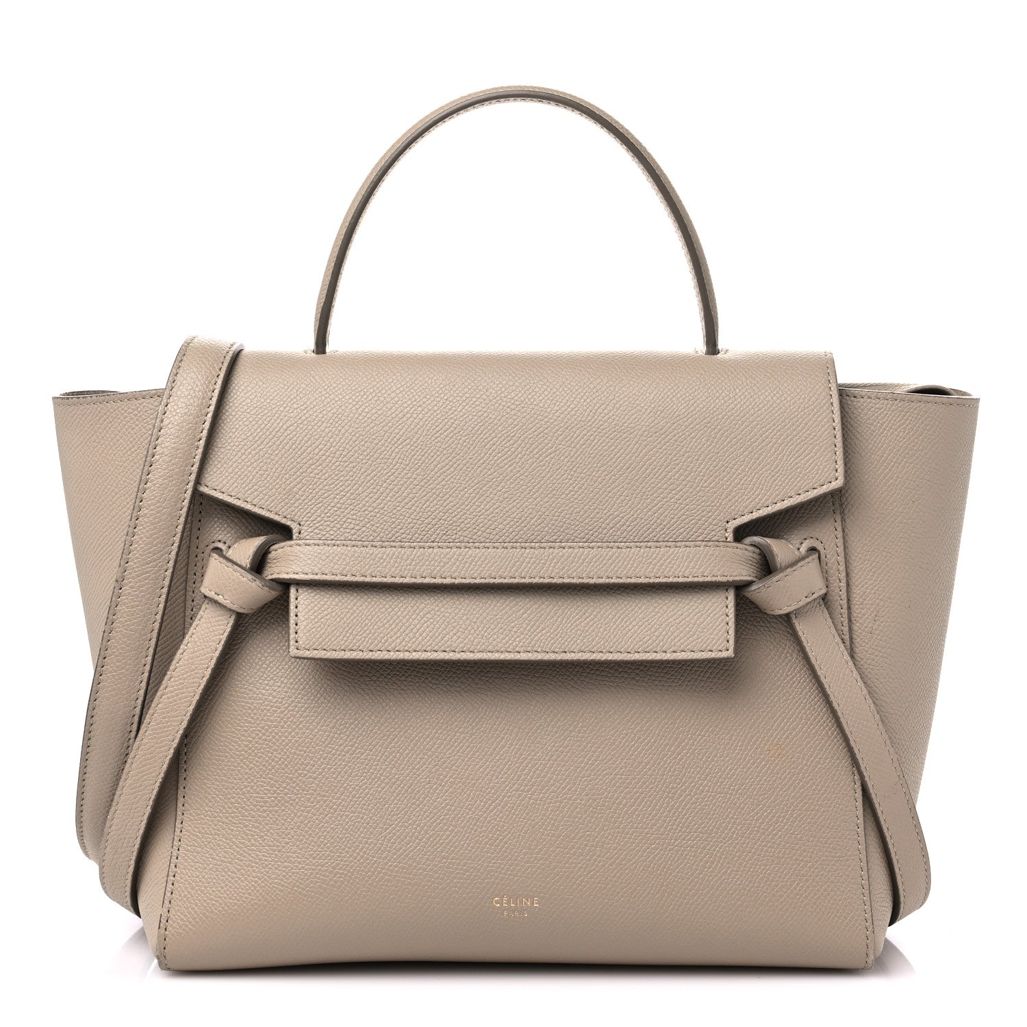 Celine Baby Grained Calfskin Micro Belt Bag Light Taupe 1 of 15