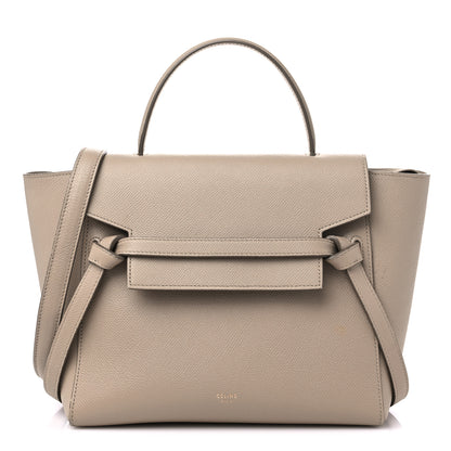 Celine Baby Grained Calfskin Micro Belt Bag Light Taupe 1 of 15