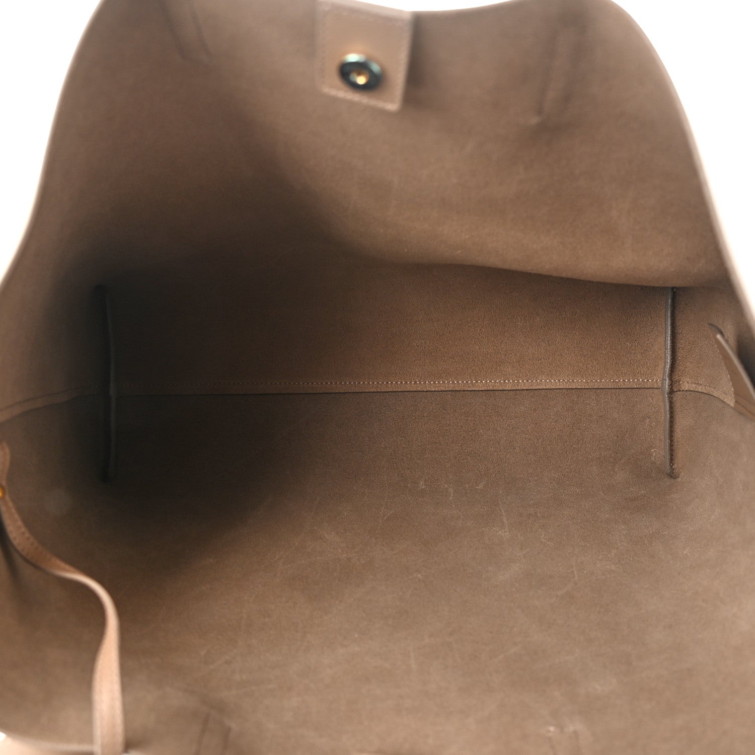 Saint Laurent Calfskin Large Shopping Tote Taupe 6 of 11